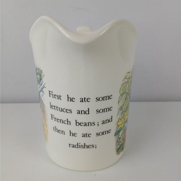 Wedgwood Beatrix Potter Peter Rabbit Garden Themed Creamer - Picture 2 of 7